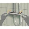 Душевая колонна VITRA AQUAHEAT BLISS 250, хром A47201EXP