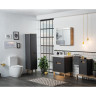 Комплект напольного унитаза VITRA SENTO RIM-EX BACK TO WALL, сиденье тонкое микролифт, механизм 3/6 л 9830B003-7203