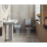 Комплект напольного унитаза VITRA SERENADA с деревянной крышкой, механизм 3/6 л 9722B003-7204