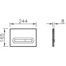Комплект VITRA L-BOX INTEGRA SQUARE кнопка хром 9856B003-7207