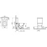 Напольный унитаз VITRA S20 5512l003-0096 5512B003-0096