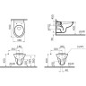 Подвесной унитаз VITRA NORM FIT 6855B099-1777