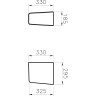 Полупьедестал VITRA S20, цвет белый 5281B003-7201
