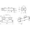 Смеситель VITRA ORIGIN для ванны/душа, цвет матовый черный A4261936