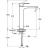 Смеситель VITRA ROOT ROUND для раковины-чаши, хром A42707EXP