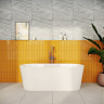Ванна VITRA GEO 170x80 отдельностоящая, ножки скрытый сифон 65370006000